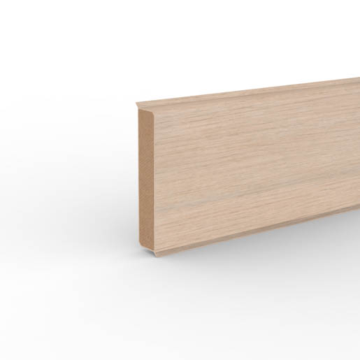 Döllken Cubu 60 3036 Col.Oak Whit.2,50mt Kernsockelleiste Touch u. Style